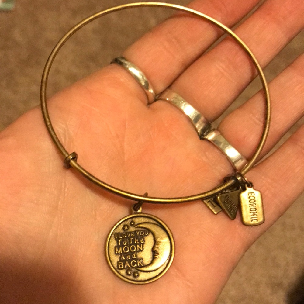 I love you to the moon and back bracelet